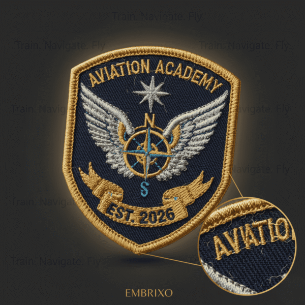 Custom Aviation Academy Crest Patch