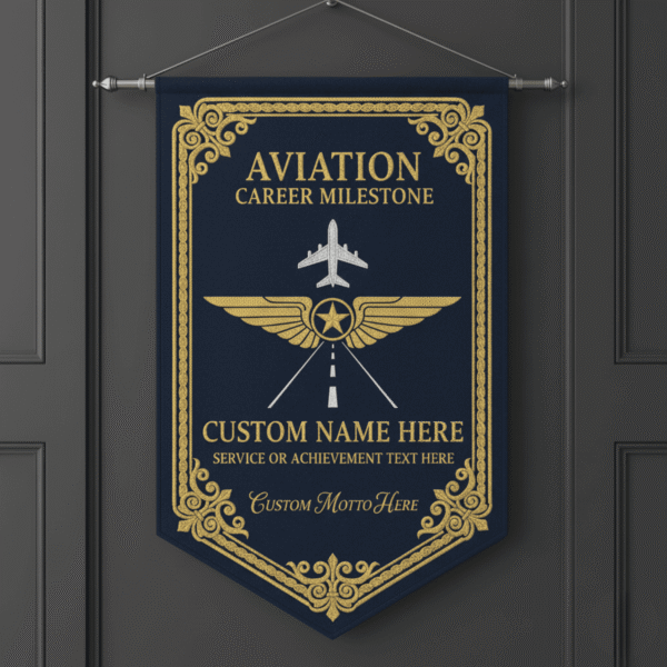 Aviation Career Milestone Banner
